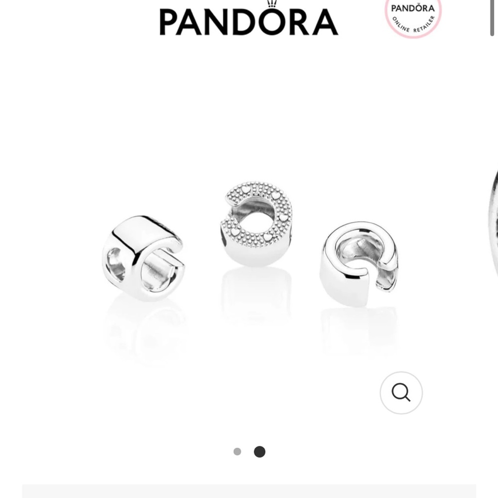 Pandora C charm